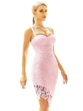 Load image into Gallery viewer, Stylish Lace Spaghetti Strap Bandage Dress For Women - Tyche Ace
