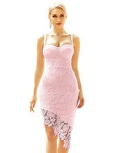 Load image into Gallery viewer, Stylish Lace Spaghetti Strap Bandage Dress For Women - Tyche Ace
