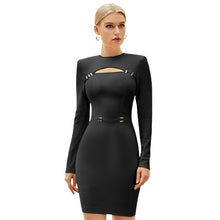 Load image into Gallery viewer, Stylish Long Sleeve Hollow Out Bodycon Dresses For Women - Tyche Ace
