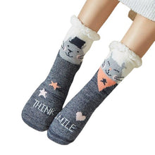 Load image into Gallery viewer, Cute Sheep Cartoon Thick Warm Soft breathable Fluffy Socks
