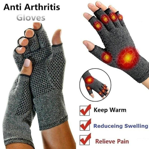 Pair Touch Screen Magnetic Arthritis Compression Gloves freeshipping - Tyche Ace