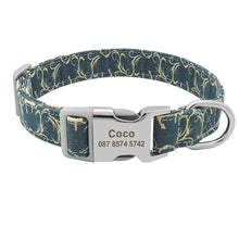 Load image into Gallery viewer, Pet Dog Customized Printed Nylon Collar Nylon Engraved Collar freeshipping - Tyche Ace
