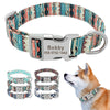 Pet Dog Customized Printed Nylon Collar Nylon Engraved Collar freeshipping - Tyche Ace