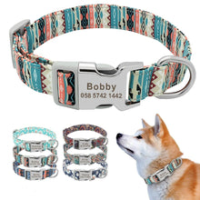 Load image into Gallery viewer, Pet Dog Customized Printed Nylon Collar Nylon Engraved Collar freeshipping - Tyche Ace
