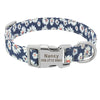 Pet Dog Customized Printed Nylon Collar Nylon Engraved Collar freeshipping - Tyche Ace