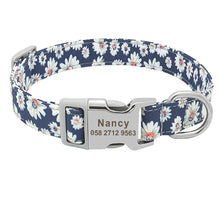 Load image into Gallery viewer, Pet Dog Customized Printed Nylon Collar Nylon Engraved Collar freeshipping - Tyche Ace
