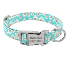 Load image into Gallery viewer, Pet Dog Customized Printed Nylon Collar Nylon Engraved Collar freeshipping - Tyche Ace
