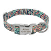 Pet Dog Customized Printed Nylon Collar Nylon Engraved Collar freeshipping - Tyche Ace