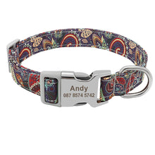 Load image into Gallery viewer, Pet Dog Customized Printed Nylon Collar Nylon Engraved Collar freeshipping - Tyche Ace
