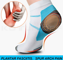 Load image into Gallery viewer, 1 Pair Comfortable Plantar Fasciitis Heel Spurs Arch Pain Relief Compression Socks
