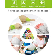 Load image into Gallery viewer, Roll Sports Self Adhesive Wraps  Protection Against Sports Injury freeshipping - Tyche Ace
