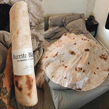 Load image into Gallery viewer, Round Super Soft Warm Flannel Coral Fleece Burrito/Tortilla Wrap Blankets freeshipping - Tyche Ace
