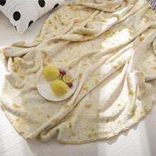 Load image into Gallery viewer, Round Super Soft Warm Flannel Coral Fleece Burrito/Tortilla Wrap Blankets freeshipping - Tyche Ace
