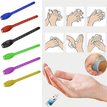 Load image into Gallery viewer, Silicone Bracelet Wristband Sanitiser Disinfectant Gel Dispenser freeshipping - Tyche Ace
