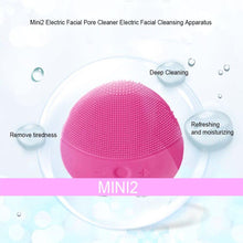 Load image into Gallery viewer, Silicone Electric Sonic Vibration Deep Pore Cleansing Skin Massager freeshipping - Tyche Ace
