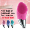 Silicone Ultrasonic Electric Vibration Deep Pore Cleaning Massage Brush freeshipping - Tyche Ace