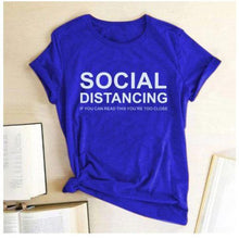 Load image into Gallery viewer, Social Distancing  Women T Shirts freeshipping - Tyche Ace
