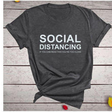 Load image into Gallery viewer, Social Distancing  Women T Shirts freeshipping - Tyche Ace
