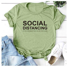 Load image into Gallery viewer, Social Distancing  Women T Shirts freeshipping - Tyche Ace
