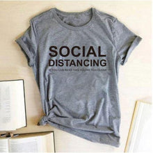 Load image into Gallery viewer, Social Distancing  Women T Shirts freeshipping - Tyche Ace
