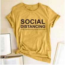 Load image into Gallery viewer, Social Distancing  Women T Shirts freeshipping - Tyche Ace

