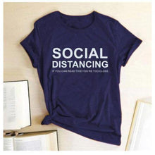 Load image into Gallery viewer, Social Distancing  Women T Shirts freeshipping - Tyche Ace
