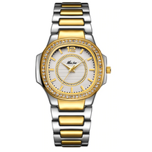 Load image into Gallery viewer, Stunning Women stylish diamond gold watches freeshipping - Tyche Ace

