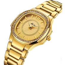 Load image into Gallery viewer, Stunning Women stylish diamond gold watches freeshipping - Tyche Ace
