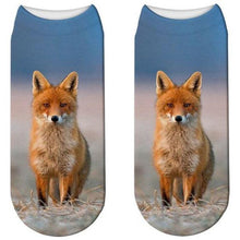 Load image into Gallery viewer, Stylish Enchanting Men &amp; Women 3D Fox Print Socks freeshipping - Tyche Ace
