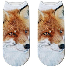 Load image into Gallery viewer, Stylish Enchanting Men &amp; Women 3D Fox Print Socks freeshipping - Tyche Ace
