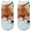 Stylish Enchanting Men & Women 3D Fox Print Socks freeshipping - Tyche Ace