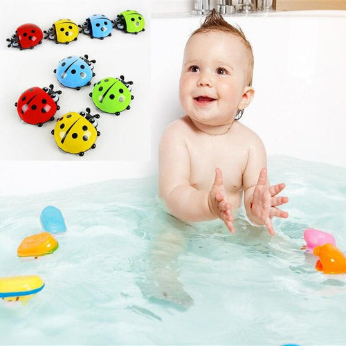 Stylish Ladybug Design Wall Mounted Toothbrush Holder Children Bath Toys freeshipping - Tyche Ace