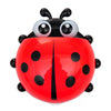 Stylish Ladybug Design Wall Mounted Toothbrush Holder Children Bath Toys freeshipping - Tyche Ace