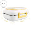 Three Compartment Electric Heated  Lunch Box Food Warmer freeshipping - Tyche Ace