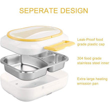 Load image into Gallery viewer, Three Compartment Electric Heated  Lunch Box Food Warmer freeshipping - Tyche Ace

