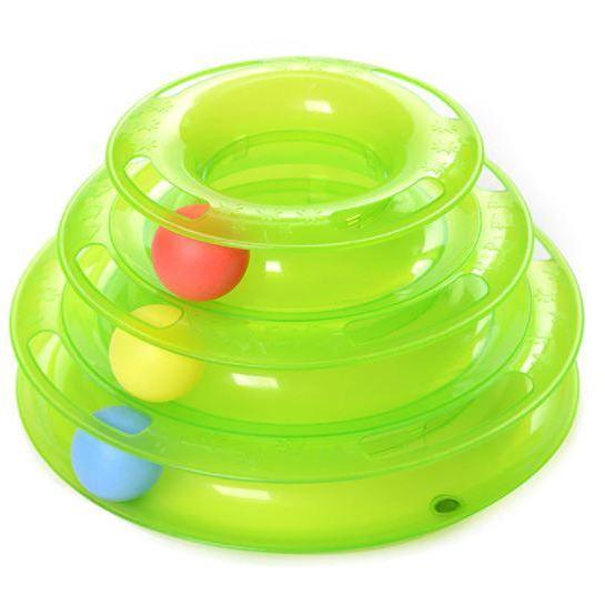 Tower Tracks Disc Ball Training Amusement Cat Intelligence Training Toy freeshipping - Tyche Ace