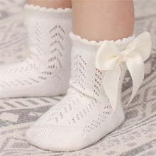 Load image into Gallery viewer, Trendy Baby Girls Bow Design Thin Socks freeshipping - Tyche Ace
