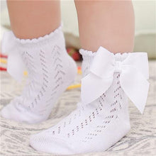 Load image into Gallery viewer, Trendy Baby Girls Bow Design Thin Socks freeshipping - Tyche Ace
