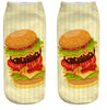 Unisex 3D Food Print Cotton Polyester Ankle Socks freeshipping - Tyche Ace
