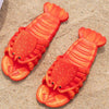 Unisex Adults and Kids 3D Lobster Non-Slip Beach Flip Flops freeshipping - Tyche Ace