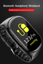 Load image into Gallery viewer, Unisex AI Bluetooth Earphone  &amp; Heart Rate Monitor Smart Watches freeshipping - Tyche Ace
