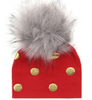 Unisex Baby Faux Pompom Warm Winter Cotton Hats freeshipping - Tyche Ace