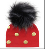 Unisex Baby Faux Pompom Warm Winter Cotton Hats freeshipping - Tyche Ace