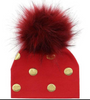 Unisex Baby Faux Pompom Warm Winter Cotton Hats freeshipping - Tyche Ace