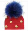 Unisex Baby Faux Pompom Warm Winter Cotton Hats freeshipping - Tyche Ace