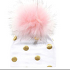 Unisex Baby Faux Pompom Warm Winter Cotton Hats freeshipping - Tyche Ace