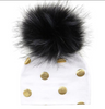 Unisex Baby Faux Pompom Warm Winter Cotton Hats freeshipping - Tyche Ace