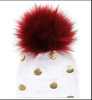 Unisex Baby Faux Pompom Warm Winter Cotton Hats freeshipping - Tyche Ace