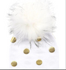 Unisex Baby Faux Pompom Warm Winter Cotton Hats freeshipping - Tyche Ace