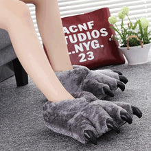 Load image into Gallery viewer, Unisex Bigfoot Creative Chunky Warm Paw Faux Fur Indoor Slippers freeshipping - Tyche Ace
